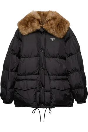 Prada Gewatteerd jack met email triangel