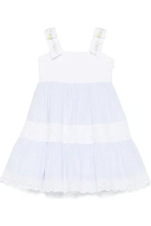 Lapin House Gestreepte jurk