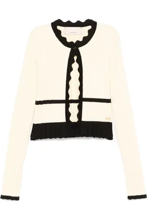 Elisabetta Franchi Vest met contrasterende afwerking