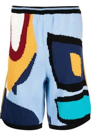 Bethany Williams Shorts met abstracte print
