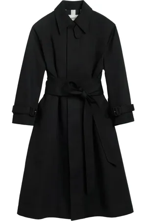 Ami Katoenen trenchcoat met ceintuur