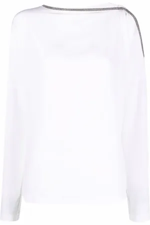 Brunello Cucinelli Top met open schouders