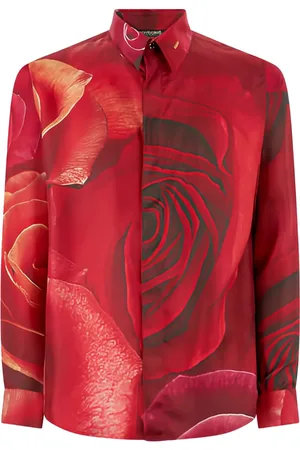 Roberto Cavalli Zijden overhemd met bloemenprint