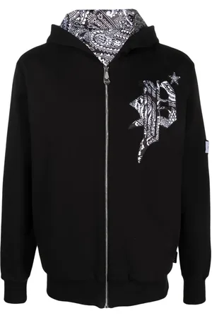 Philipp Plein Hoodie met logopatch