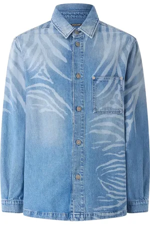 Roberto Cavalli Denim rok met dierenprint