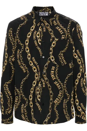 VERSACE Chain Couture katoenen overhemd