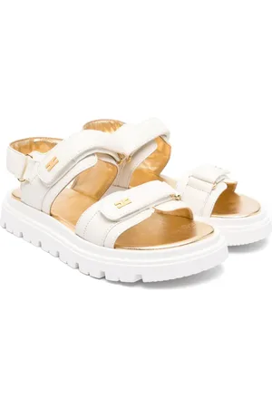 Elisabetta Franchi Leren sandalen