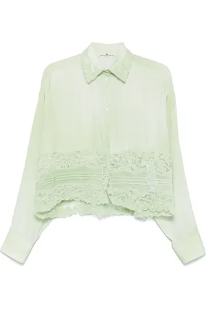 ERMANNO SCERVINO Shirt met kanten detail