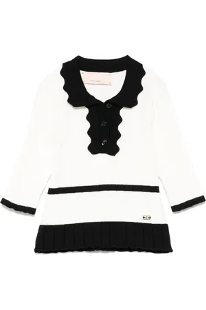 Elisabetta Franchi Top met contrasterende afwerking