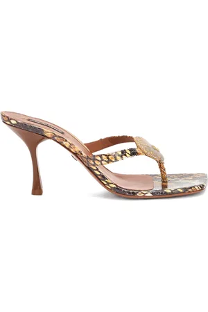Roberto Cavalli Sandalen met slangenprint