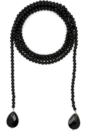Atu Body Couture X Shir Fine Jewellery gewikkelde halsketting met kralen