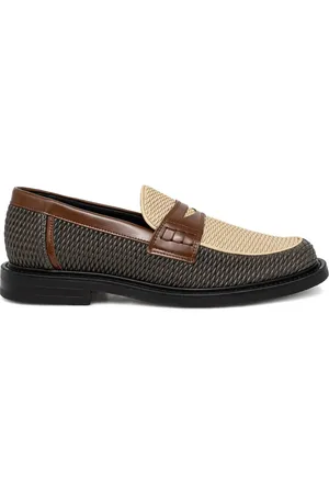 Filling pieces Loafers met geweven detail