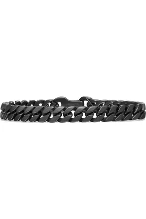 David Yurman Gewelfde schakelarmband met titanium (8mm)