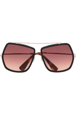Max Mara Zonnebril met oversized montuur