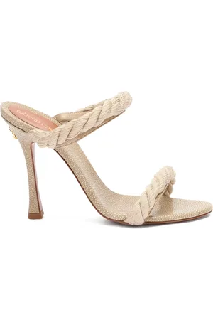 Roberto Cavalli Sandalen met touwdetail en hak