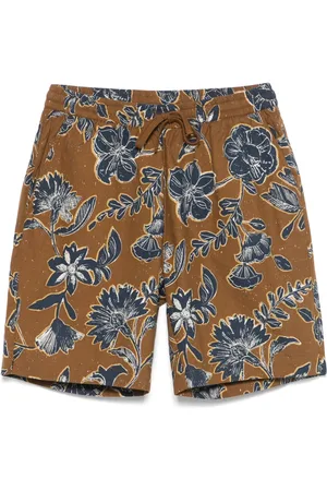 Universal Works Shorts met bloemenprint