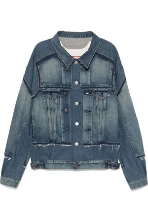 JUNYA WATANABE Denim jack met vlakken