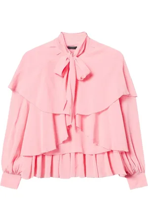 Twin-Set Blouse met fladderdesign