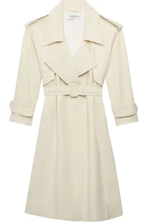 Another Tomorrow Trenchcoat met ceintuur