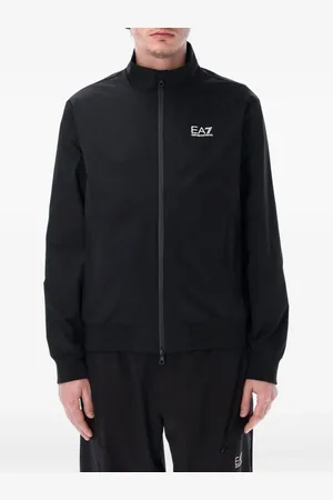 EA7 Lichtgewicht jack met logo