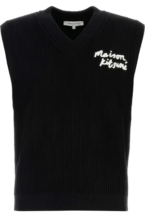 Maison Kitsuné Geribbeld hemd