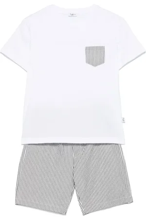 Il gufo Gestreepte shorts set