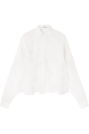 ERMANNO SCERVINO Blouse met kanten vlakken