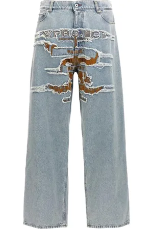 Y / PROJECT Evergreen jeans met wijde pijpen
