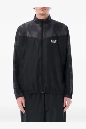 EA7 Lichtgewicht jack met logo