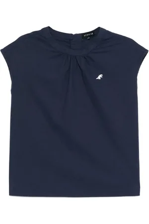 AGNÈS B. Dino popeline top