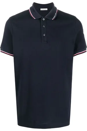 Moncler Poloshirt met logostreep