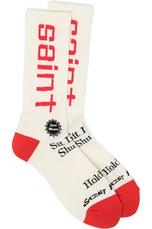 SAINT MXXXXXX Sokken met geborduurd logo