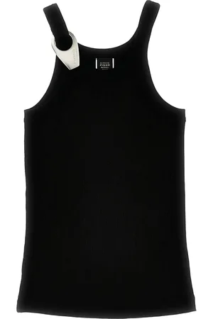 Pinko Tanktop met logoplakkaat