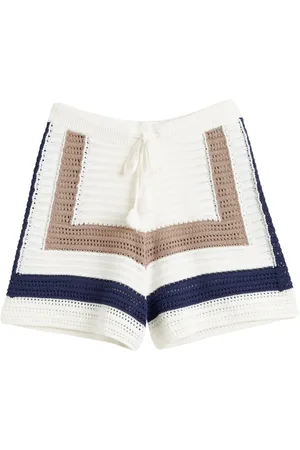 Chinti & Parker Capri gehaakte shorts
