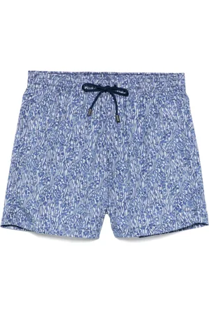 CANALI Zwembroek met bloemenprint