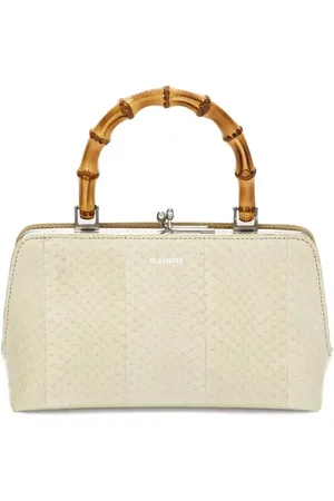 Jil Sander Crossbodytas met slangenleer