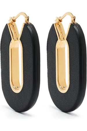 Jil Sander Precious Wildness leren oorbellen