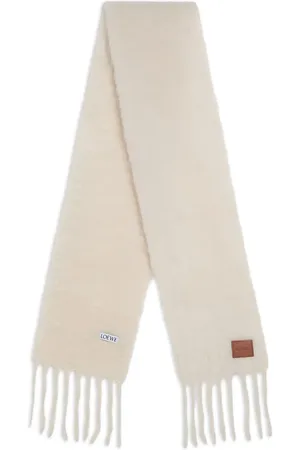 Loewe Sjaal met geborstelde afwerking