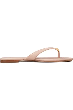 Tory Burch Klassieke leren teenslippers