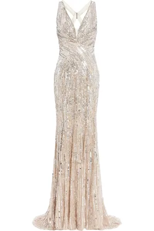 Jenny Packham Avondjurk verfraaid met pailletten