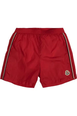 Moncler Zwembroek met driekleurige afwerking