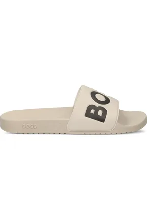 HUGO BOSS Slippers met logoprint