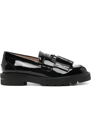 Stuart Weitzman Mila Lift 30 mm loafers met kwastje