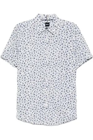 HUGO BOSS Overhemd met bloemenprint
