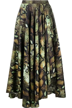 Roberto Cavalli Rok met slangenprint