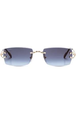 Cartier Zonnebril met rechthoekig montuur