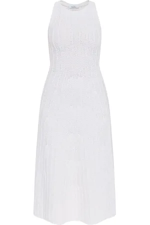 Max Mara Ribgebreide midi