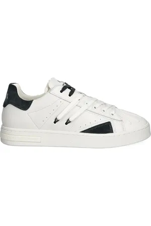 Armani Exchange Leren sneakers met vlakken