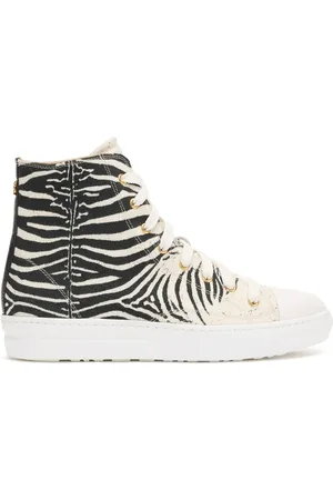 Roberto Cavalli Sneakers met zebraprint