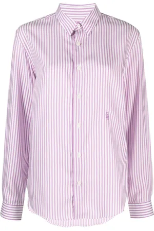 Sporty & Rich Blouse met geborduurd logo